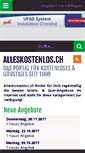 Mobile Screenshot of alleskostenlos.ch